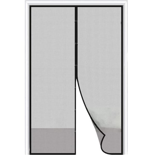 Hyttysen oviverho sopii 210 cm:n oviaukkoon, hyönteissuojattu, helppo asentaa, magneettinen hyttysverkkoverho oveen 110×210cm