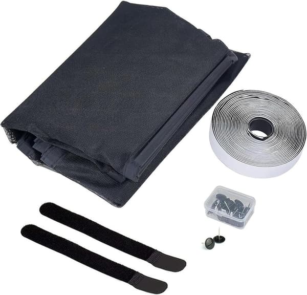 Insektnetdør 80/90/100/110/120 Bred x 210 cm Magnetisk Myggenet