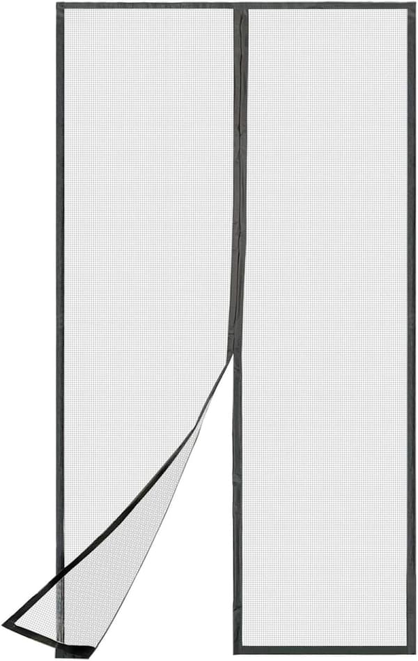 Insektnetdør 80/90/100/110/120 Bred x 210 cm Magnetisk Myggenet