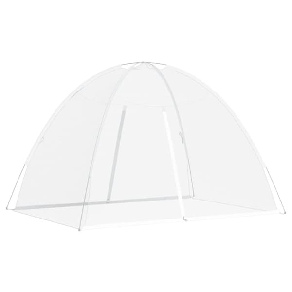 Myggnät med dörrar 220 mesh vit 200x150x140 cm