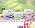 Miniatyrbillede 5 af 8: OBOSOE 3 Stk Pop-up Madparaply med Fint Mesh - Foldbart & Bundløst Insektnet til Familie & Camping, Grøn