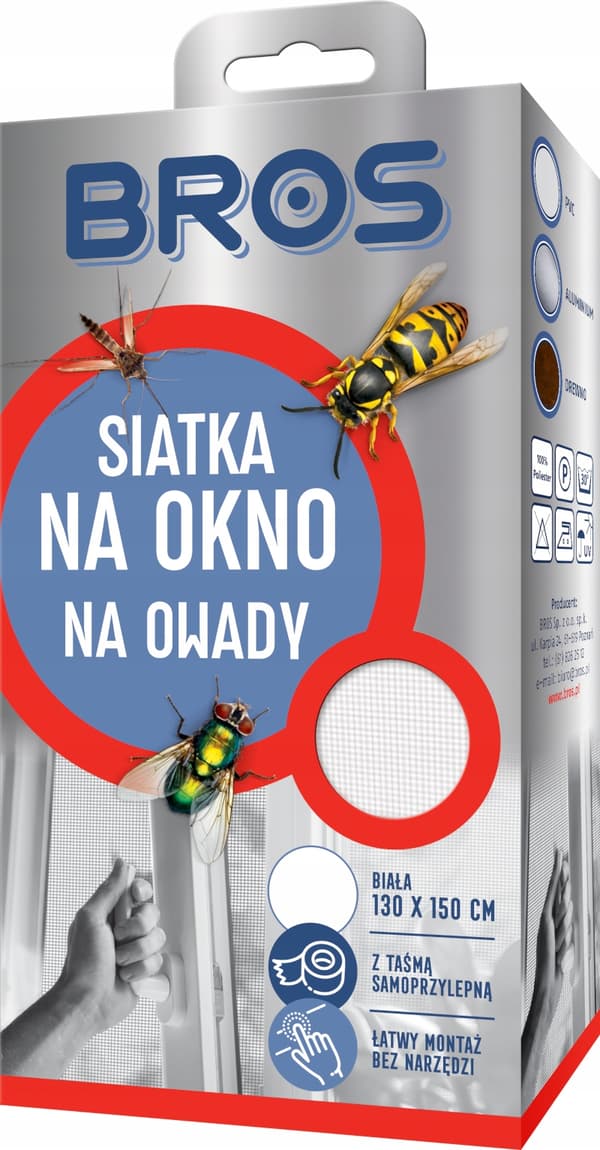 Hyttysverkko ikkunaan 150x130 cm valkoinen