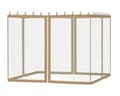 Miniatyrbild 1 av 2: Gazebo myggnät, hållbar polyester, enkel installation, storlek 12x12ft,brun, 360x360cm (12x12ft) = 360x360cm (12x12ft)