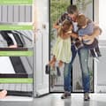 Pikkukuva 5 / 8: OBOSOE hyttysverkko oveen magneettisulkimella – tarranauhalla varustettu hyönteisverkko ovien avaamiseen