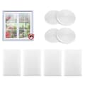 Miniatyrbild 1 av 7: OBOSOE Myggnät  för Fönster Dörr 4-pack – 150x 150/180/200cm Självhäftande Insektsnät utan Borrning, Enkel Montering