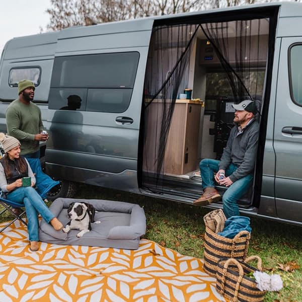 Lollanda Universal mygge- og solbeskyttelse til bilens bagagerum – med kraftig velcro, myggenet til autocampere og camping