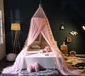 Miniatyrbillede 4 af 5: Prinsesse Dome Telt, Sengegardin til Barneseng, Myggenet - Soveværelse Dekoration, Drømmende Slot