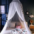 Miniatyrbillede 4 af 5: Prinsesse Dome Telt, Sengegardin til Barneseng, Myggenet - Soveværelse Dekoration, Drømmende Slot