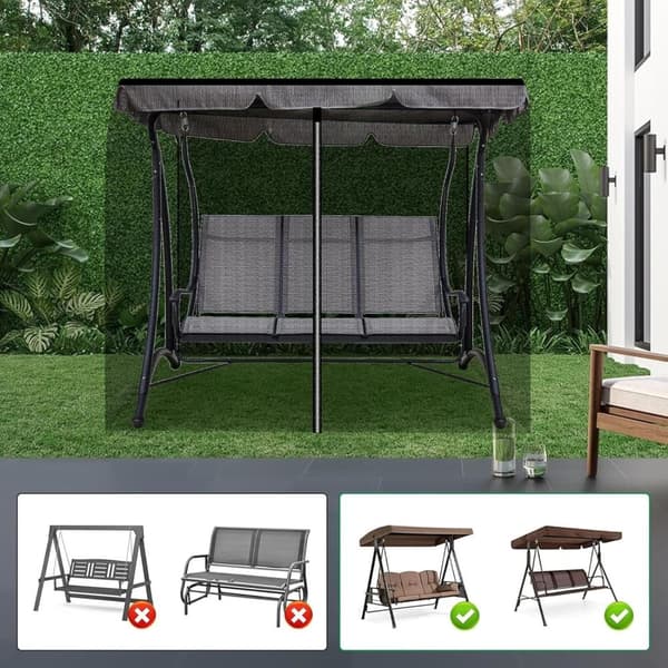 Lollanda Terrassenet Myggemiddel 1,25x2,05m, Insektnet – Dobbelt lynlås, til havegynge, Pergola og udendørs aktiviteter