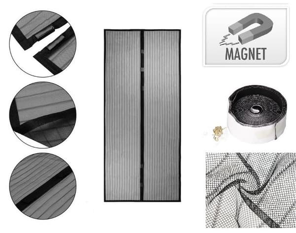 MAGNETISK MYGGENET TIL DØRVINDUE 210x100