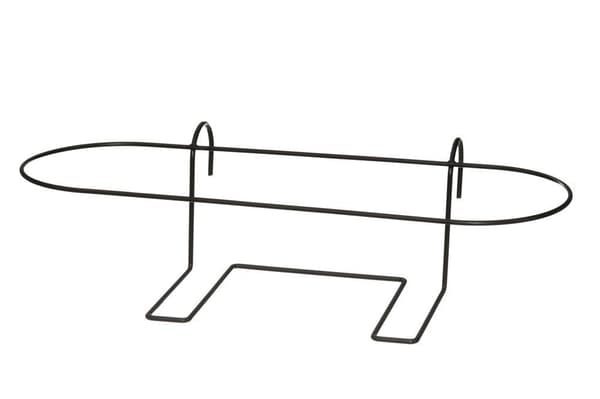 4Living Potteholder til balkong oval 49cm svart