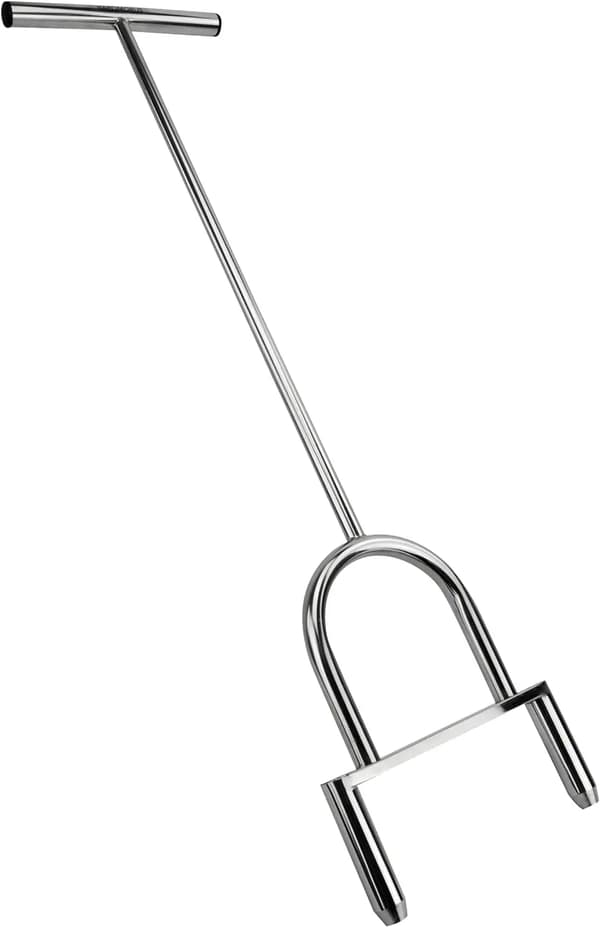 Plug Aerator, Ruostumaton Teräsrakenteinen, T-muotoinen Kahva,Pistokeilmaaja