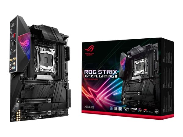 ASUS ROG STRIX X299-E GAMING II - Hovedkort - ATX - LGA2066 Socket - X299 Chipset - USB-C Gen2, USB 3.2 Gen 1, USB 3.2 Gen 2 - Bluetooth, Gigabit LAN