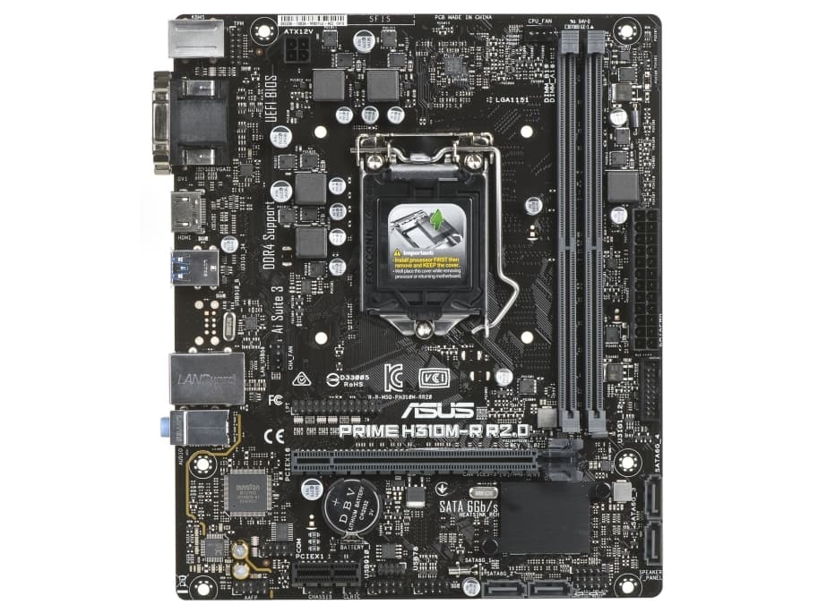 ASUS PRIME H310M-R R2.0 Intel® H310 LGA 1151 (uttag H4) micro ATX