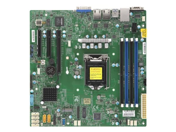 SUPERMICRO X11SCL-F - Hovedkort - micro ATX - LGA1151 Socket - C242 Chipset - USB 3.1 Gen 1 - 2 x Gigabit LAN - innbygd grafikk