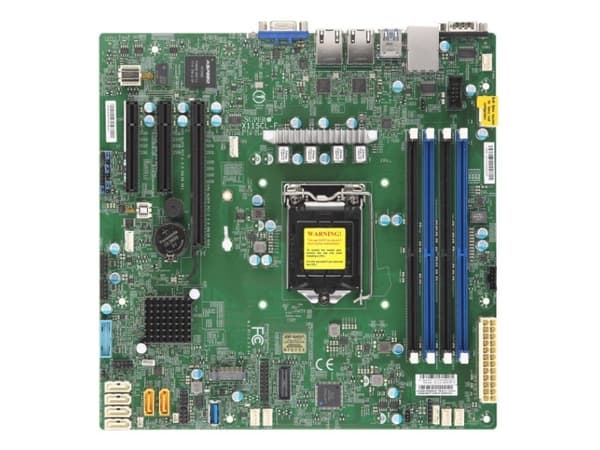 SUPERMICRO X11SCL-F - Hovedkort - micro ATX - LGA1151 Socket - C242 Chipset - USB 3.1 Gen 1 - 2 x Gigabit LAN - innbygd grafikk