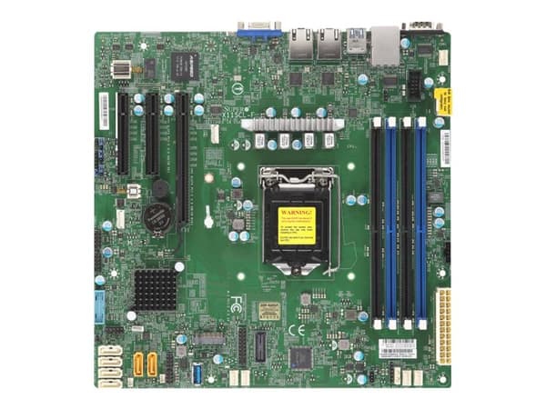 SUPERMICRO X11SCL-F - Hovedkort - micro ATX - LGA1151 Socket - C242 Chipset - USB 3.1 Gen 1 - 2 x Gigabit LAN - innbygd grafikk
