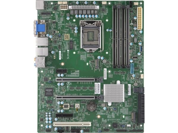 SUPERMICRO X11SCA-F - Hovedkort - ATX - LGA1151 Socket - C246 Chipset - USB 3.1 Gen 1, USB-C Gen2, USB 3.1 Gen 2 - 2 x Gigabit LAN - innbygd grafikk