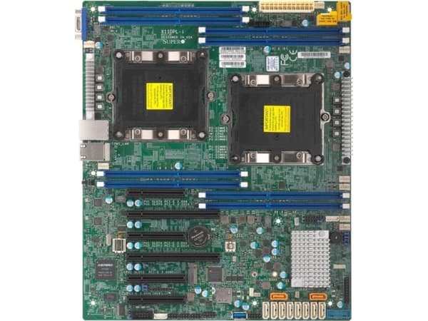 SUPERMICRO X11DPL-I - Moderkort - ATX - Socket P - 2 CPU:n som stöds - C621 Chipuppsättning - USB 3.0 - 2 x Gigabit LAN - inbyggda grafiken