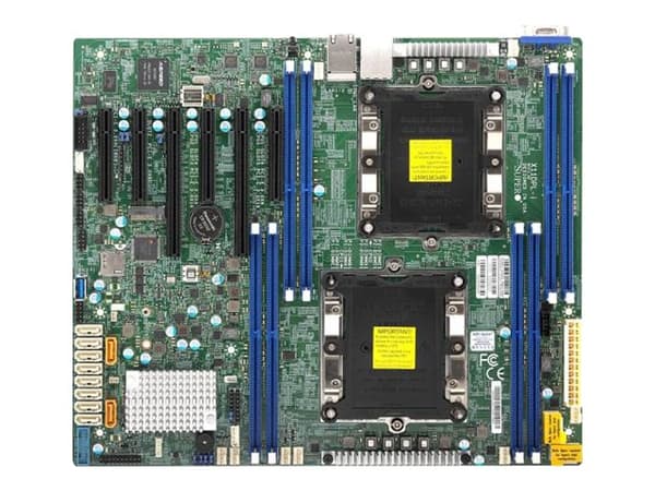 SUPERMICRO X11DPL-I - Moderkort - ATX - Socket P - 2 CPU:n som stöds - C621 Chipuppsättning - USB 3.0 - 2 x Gigabit LAN - inbyggda grafiken
