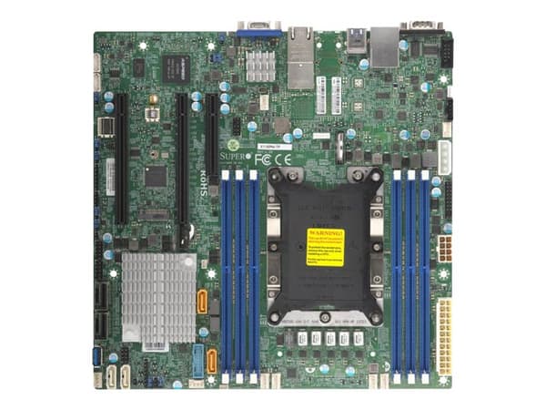 SUPERMICRO X11SPM-TF - Hovedkort - micro ATX - Socket P - C622 Chipset - USB 3.0 - 2 x 10 Gigabit LAN - innbygd grafikk
