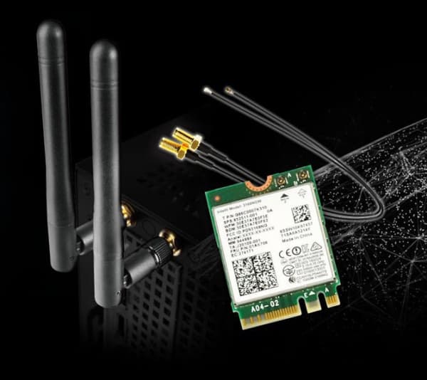 Asrock DeskMini WiFi Kit, Sisäinen, Langaton, M.2, WLAN / Bluetooth