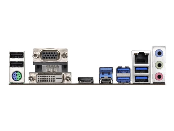 ASRock B450M PRO4 - Hovedkort - mikro ATX - Socket AM4 - AMD B450 Chipset - USB 3.1 Gen 1, USB-C Gen2, USB 3.1 Gen 2 - Gigabit LAN - innbygd grafikk