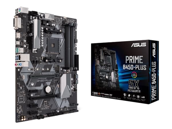 ASUS PRIME B450-PLUS AMD B450 Uttag AM4 ATX