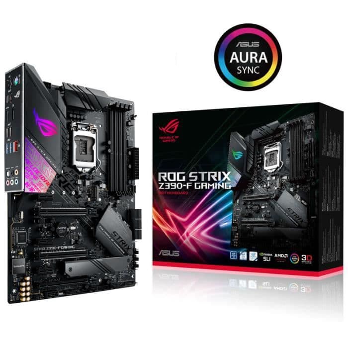 Apple-kort ASUS STRIX Z390-F Gaming, Intel Z390 RoG - Sockel 115 0.000000