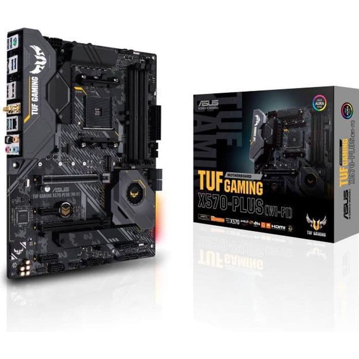 ASUS X570 TUF Gaming X570 Plus bundkort (WI-FI) - AM4