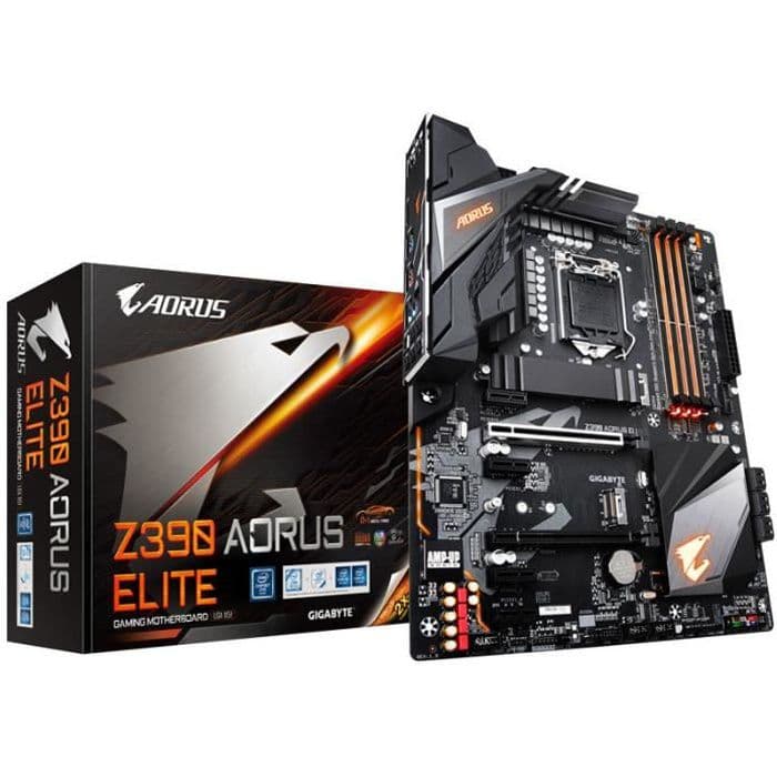 Carte blot Gigabyte Z390 Aorus Elite, Intel Z390 - Sockel 1151 (Z390 AORUS ELITE)