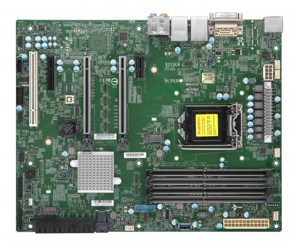 Supermicro X11SCA, Intel, LGA 1151 (stik H4), Intel® Celeron®, Intel® Core™ i3, Intel® Core™ i5, Intel® Core™ i7, Intel® Core™ i9, Intel® Pentium®, 9