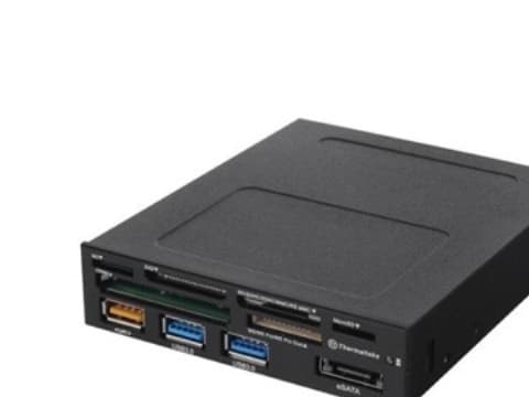 Thermaltake ExtremeSpeed 3.0 Plus, CF, Muistitikku (MS), MicroSD (TransFlash), MS Micro (M2), SD, Musta, SECC, USB 3.2 Gen 1 (3.1 Gen 1), 150 mm, 102