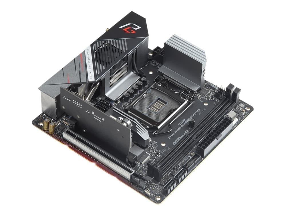 ASRock Z490 Phantom Gaming-ITX/TB3 - Hovedkort - mini-ITX - LGA1200-sokkel - Z490 - USB-C Gen2, USB 3.2 Gen 1, USB 3.2 Gen 2 - 2.5 Gigabit LAN, Wi-Fi