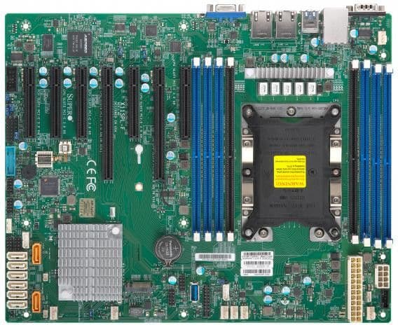 SUPERMICRO X11SPL-F - Hovedkort - ATX - Socket P - C621 Chipset - USB 3.0 - 2 x Gigabit LAN - innbygd grafikk