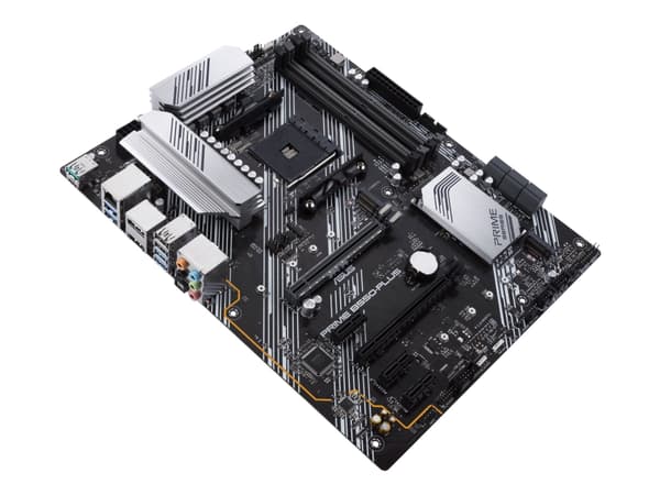 ASUS PRIME B550-PLUS - Hovedkort - ATX - Socket AM4 - AMD B550 Chipset - USB-C Gen2, USB 3.2 Gen 1, USB 3.2 Gen 2 - Gigabit LAN - innbygd grafikk (CP