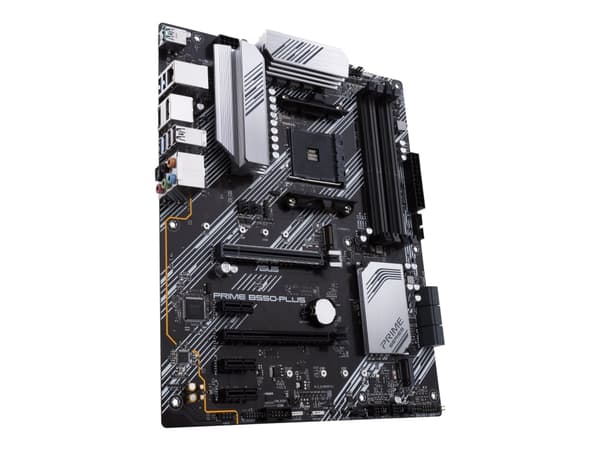 ASUS PRIME B550-PLUS - Hovedkort - ATX - Socket AM4 - AMD B550 Chipset - USB-C Gen2, USB 3.2 Gen 1, USB 3.2 Gen 2 - Gigabit LAN - innbygd grafikk (CP