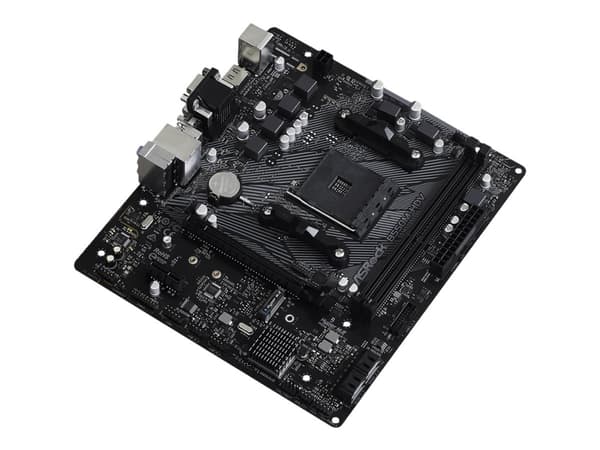 ASRock B550M-HDV - Hovedkort - micro ATX - Socket AM4 - AMD B550 Chipset - USB 3.2 Gen 1 - Gigabit LAN - innbygd grafikk (CPU kreves) - HD-lyd (8-kan