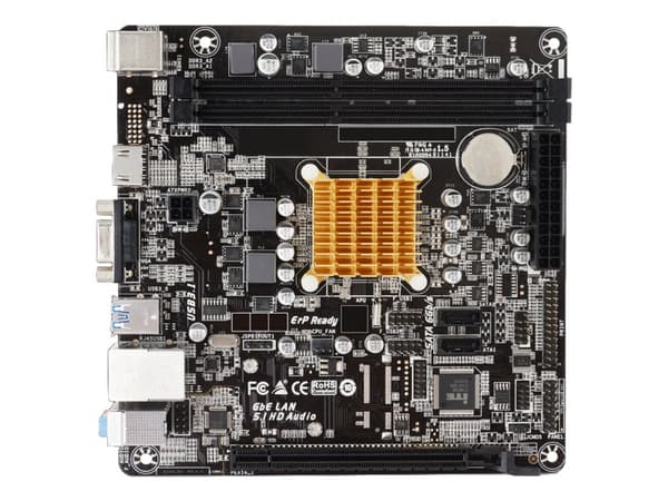 Biostar A68N-2100K - Hovedkort - mini-ITX  - USB 3.2 Gen 1 - Gigabit LAN - innbygd grafikk - HD-lyd (8-kanalers)