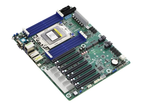 ASRock Rack ROMED8-2T - Hovedkort - ATX - Socket SP3 - USB 3.1 Gen 1, USB-C Gen2, USB 3.1 Gen 2 - 2 x 10 Gigabit LAN - innbygd grafikk