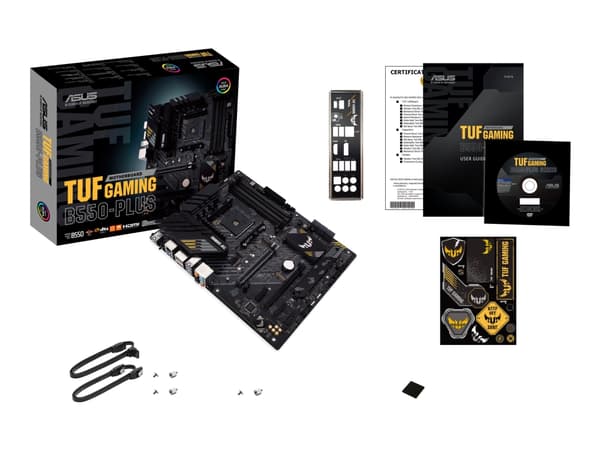 ASUS TUF GAMING B550-PLUS - Emolevy - ATX - Socket AM4 - AMD B550 Chipset - USB-C Gen2, USB 3.2 Gen 1, USB 3.2 Gen 2 - 2.5 Gigabit LAN - sisäinen gra