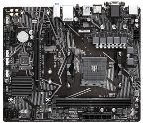 GIGABYTE A520M S2H AM4 DDR4 4xSATA
