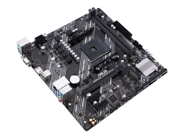 ASUS PRIME A520M-K - Hovedkort - micro ATX - Socket AM4 - AMD A520 Chipset - USB 3.2 Gen 1 - Gigabit LAN - innbygd grafikk (CPU kreves) - HD-lyd (8-k