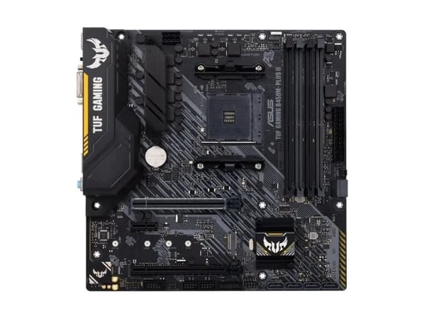 ASUS TUF GAMING B450M-PLUS II - Hovedkort - micro ATX - Socket AM4 - AMD B450 Chipset - USB-C Gen1, USB 3.2 Gen 1, USB 3.2 Gen 2 - Gigabit LAN - innb