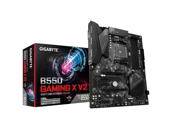GIGABYTE B550 Gaming X V2, AMD, Uttag AM4, AMD Ryzen 3000 Series, AMD Ryzen 4000 Series, AMD Ryzen 5000 Series, Uttag AM4, DDR4-SDRAM, 128 GB