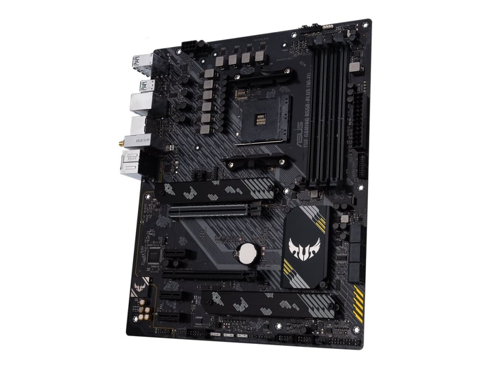ASUS TUF GAMING B550-PLUS (WI-FI) - Hovedkort - ATX - Socket AM4 - AMD B550 - USB-C Gen2, USB 3.2 Gen 1, USB 3.2 Gen 2 - 2.5 Gigabit LAN, Wi-Fi, Blue