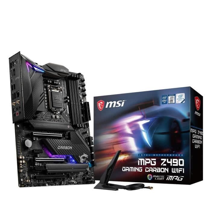 MSI MPG Z490 GAMING CARBON WIFI bundkort