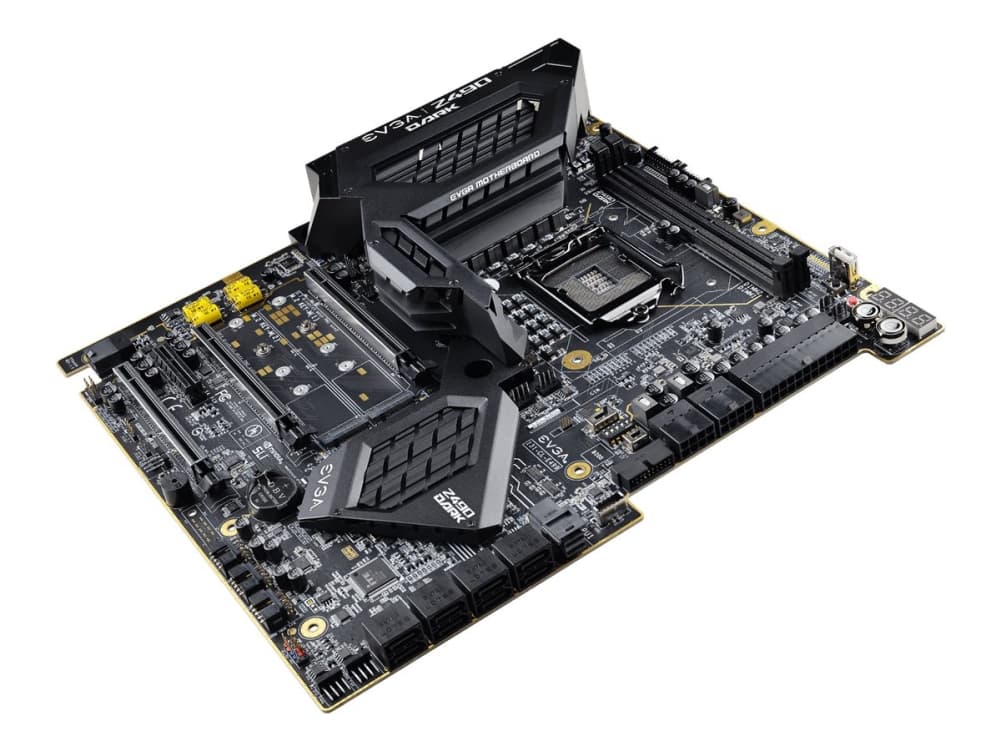 EVGA Z490 DARK - Hovedkort - utvidet ATX (E-ATX) - LGA1200-sokkel - Z490 - USB-C Gen2, USB 3.2 Gen 1, USB 3.2 Gen 2 - Gigabit LAN, 2.5 Gigabit LAN, W