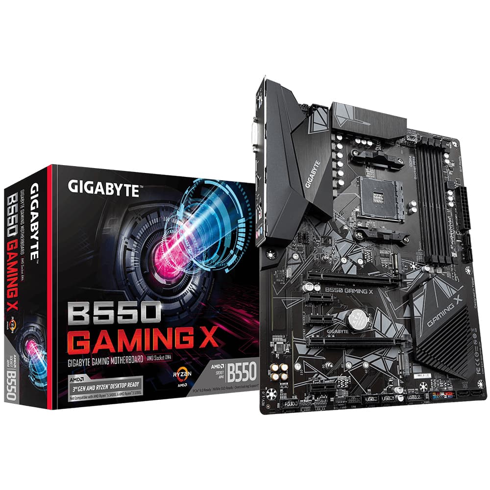 Gigabyte B550 Gaming X Bundkort