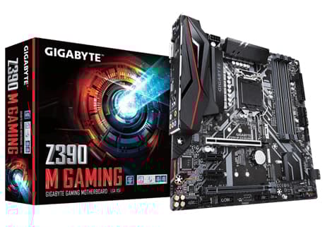 Gigabyte Z390 M Gaming Bundkort